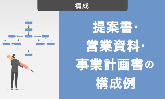 【実例付】提案書・営業資料・事業計画書の構成例を解説