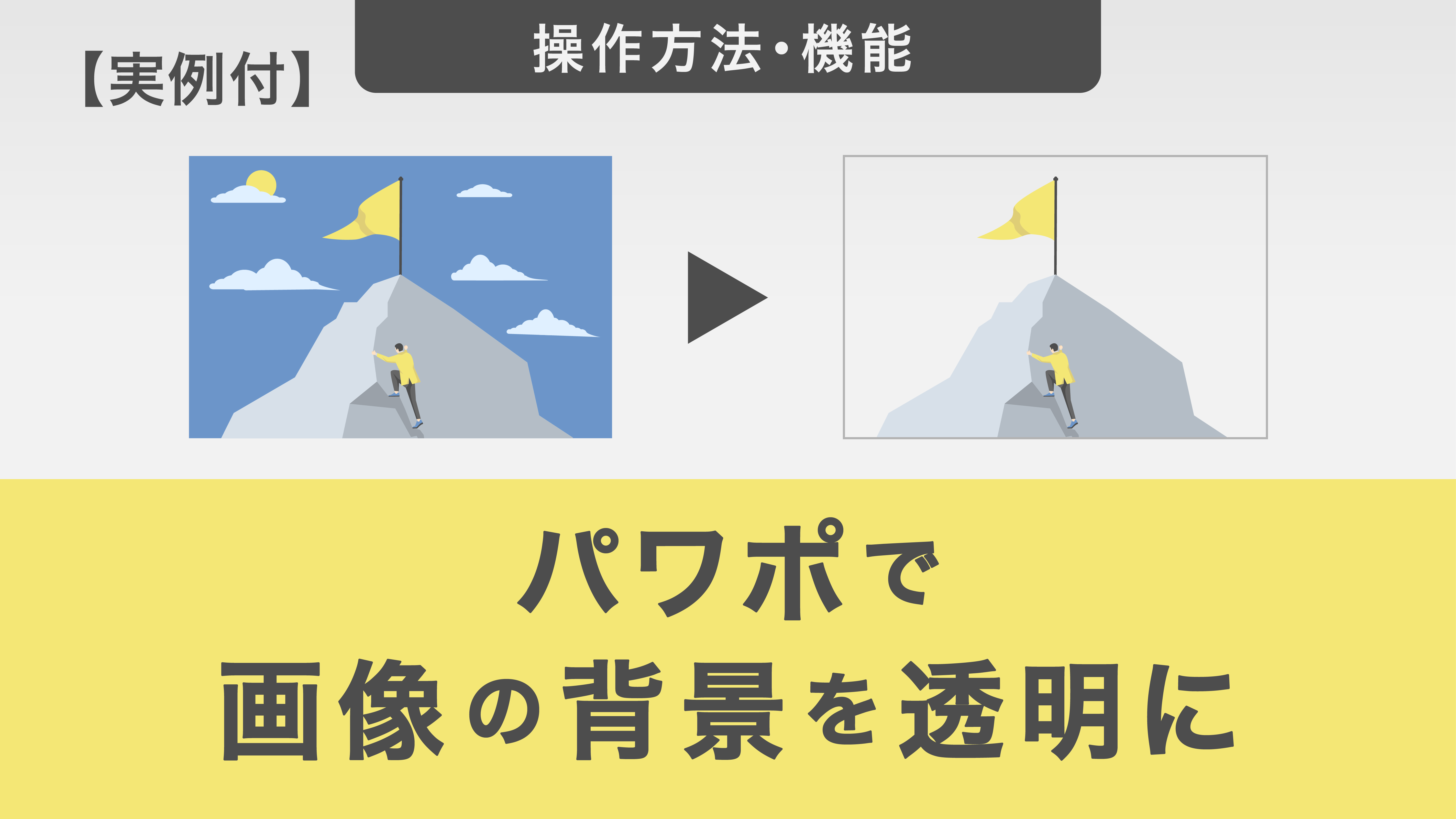 【実例付】パワポで画像の背景を透明にする方法｜基礎から応用まで徹底解説