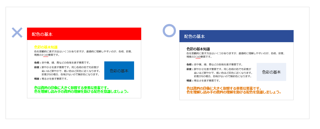 伝わりやすいパワーポイントの色使いのポイントを解説 Document Studio ドキュメントスタジオ