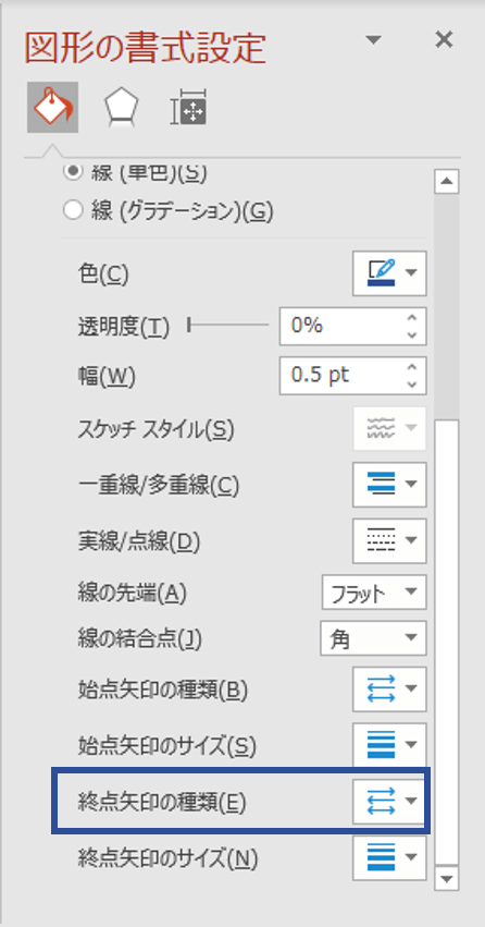 パワーポイントで矢印を思いのままに表現する方法 直線 曲線 円弧 分岐等あらゆるタイプを網羅 Document Studio ドキュメントスタジオ