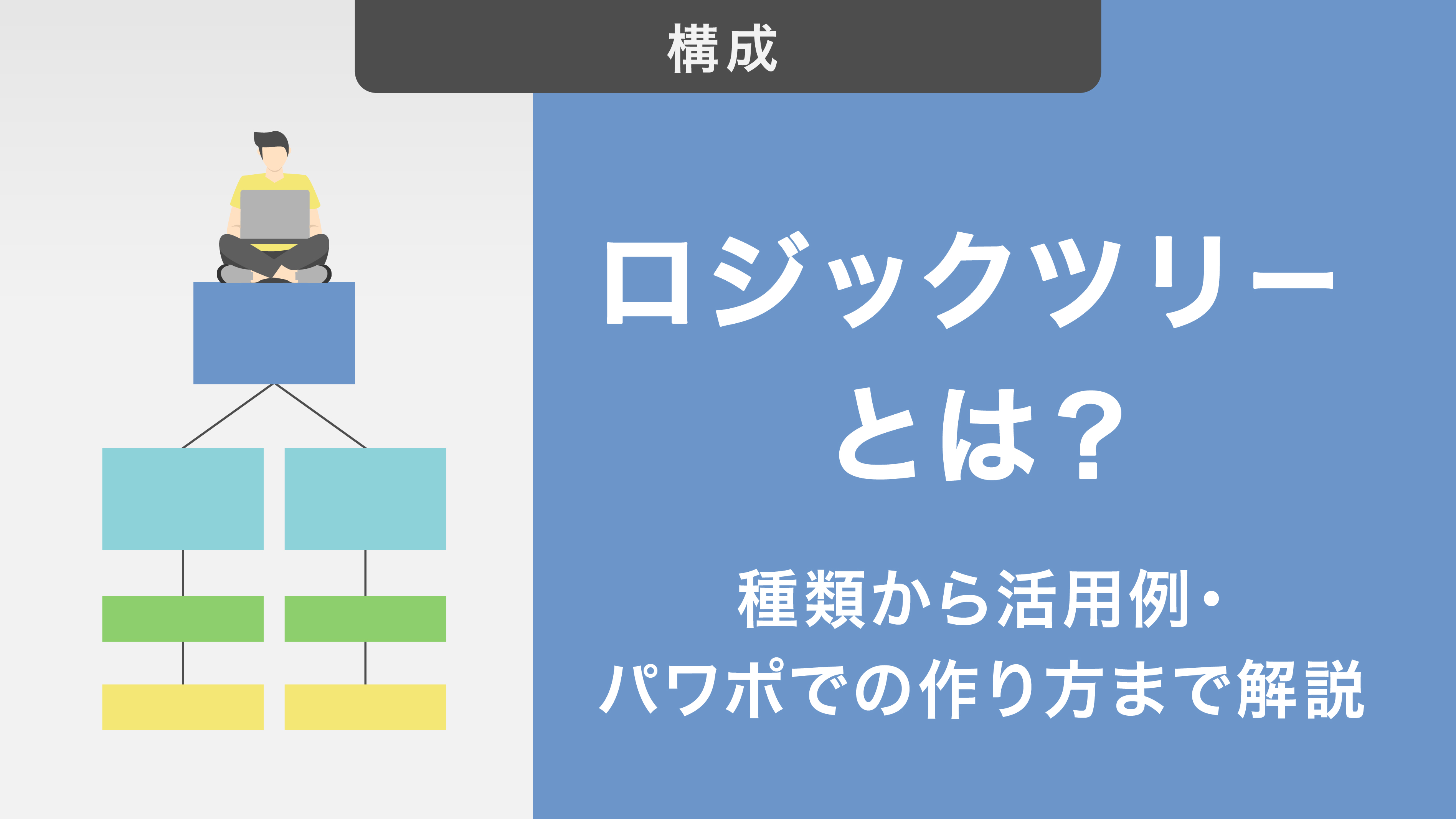 ロジックツリーとは？種類から活用例・パワポでの作り方まで解説