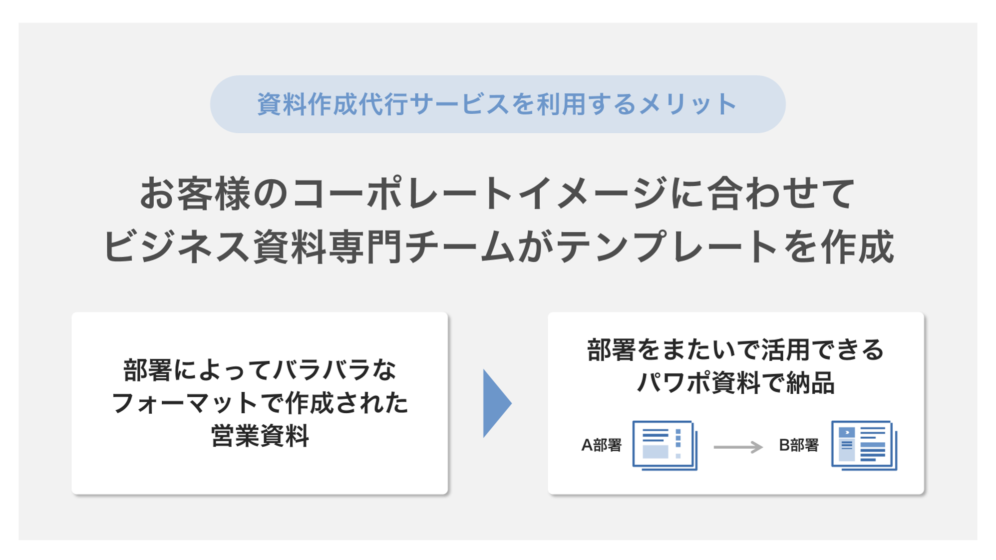 シンプルで控えめな矢印のデザインを使う