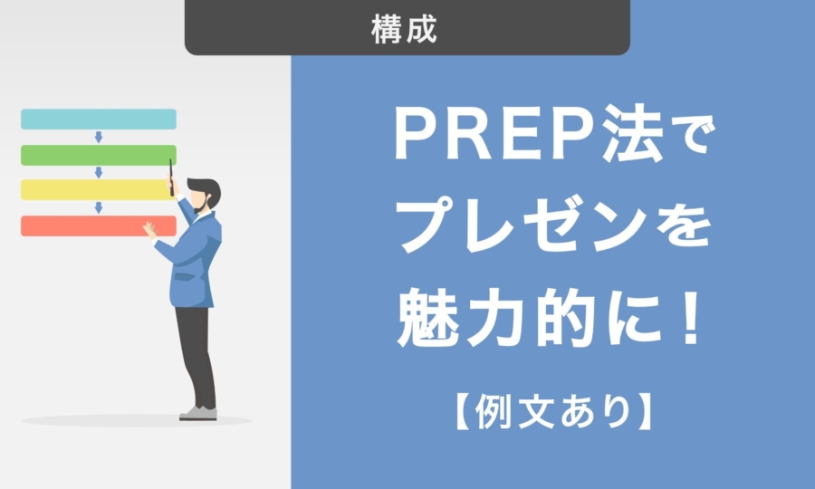 【例文あり】PREP法でプレゼンを魅力的に！わかりやすい発表構成を作るコツを紹介